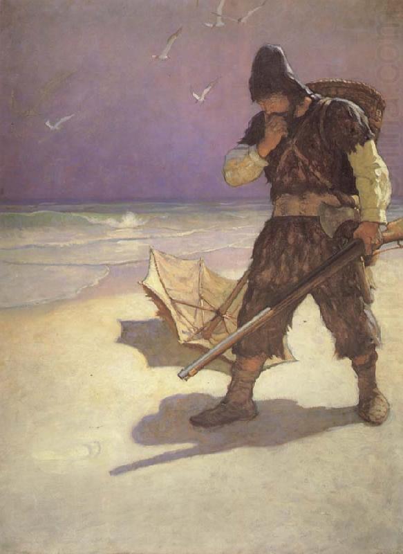 NC Wyeth I sftood like one thunderstruck or as if i had seen and apparition china oil painting image